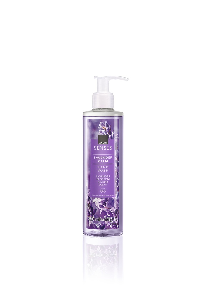 AVON SENSES LAVENDER CALM LIQUID SOAP 250ML  (BVI CHANGE)