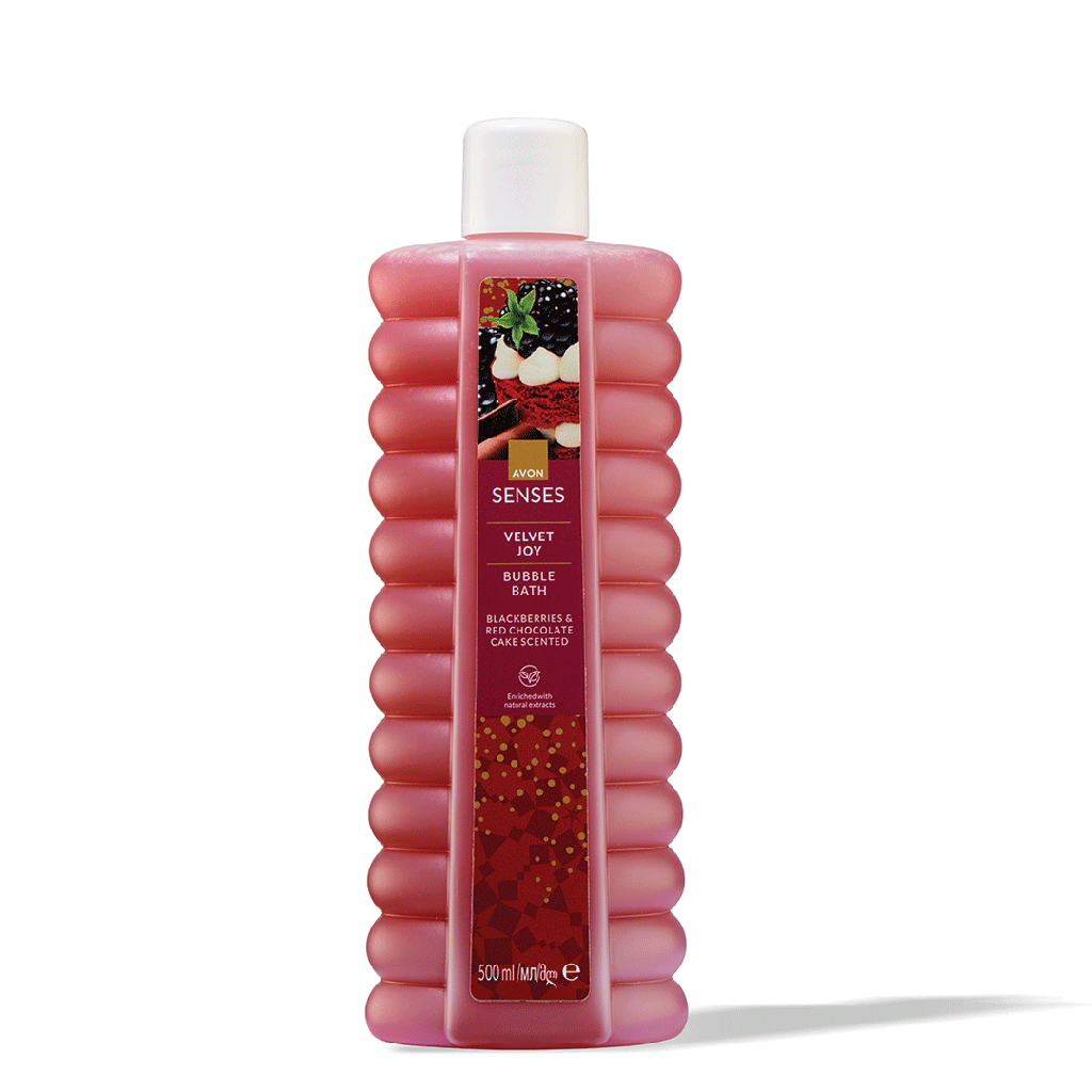 SENSES  FESTIVE RED VELVET  BUBBLE BATH 500ML