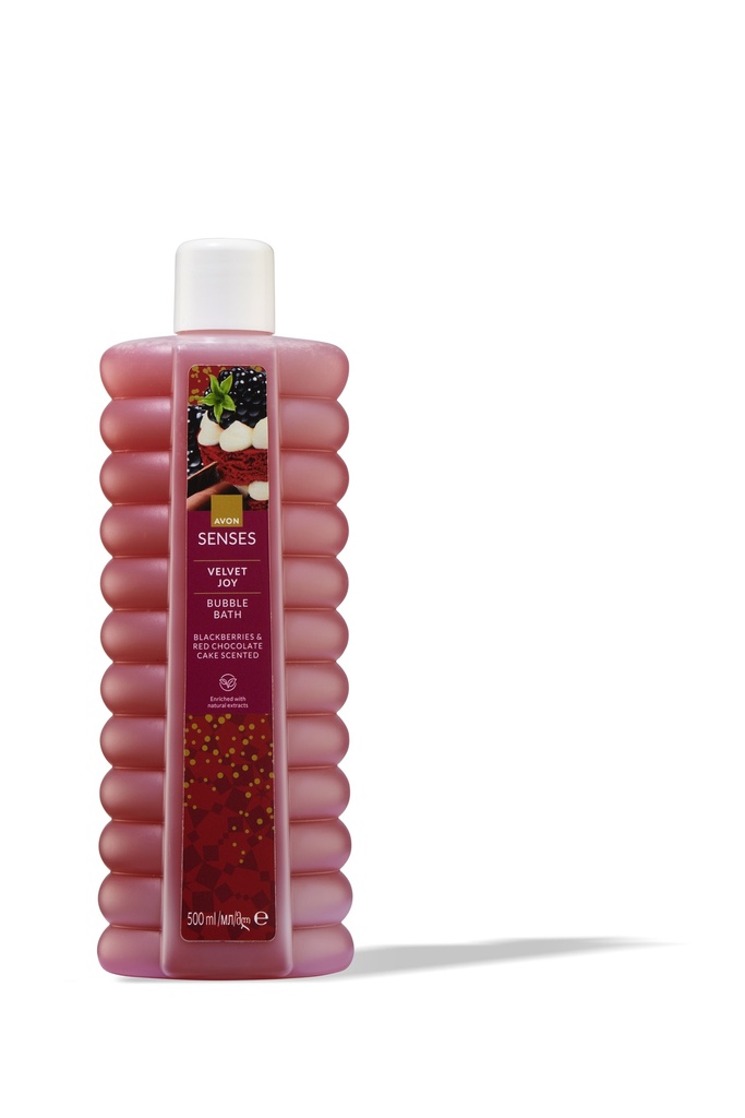 SENSES  FESTIVE RED VELVET  BUBBLE BATH 500ML