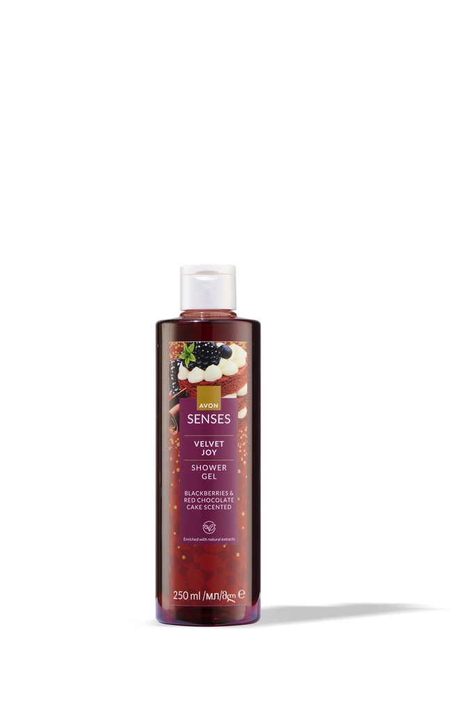 SENSES FESTIVE RED VELVET GEL SHOWER GEL 250ML 