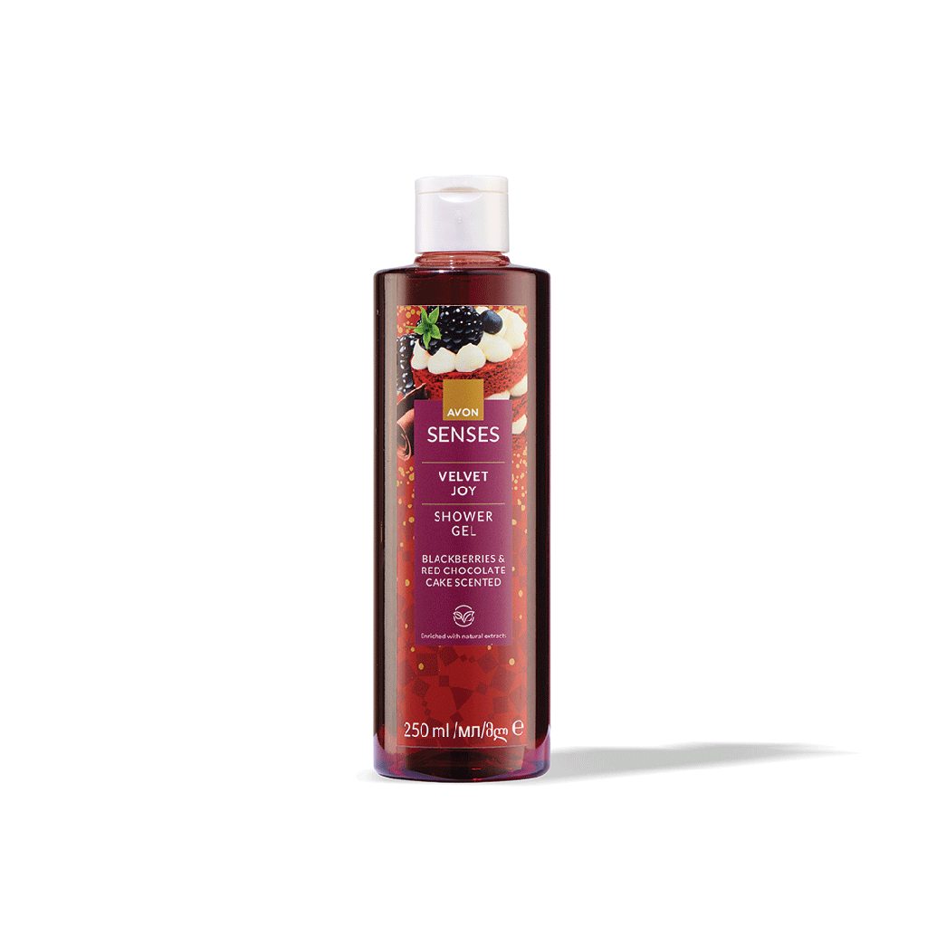 SENSES FESTIVE RED VELVET GEL SHOWER GEL 250ML 