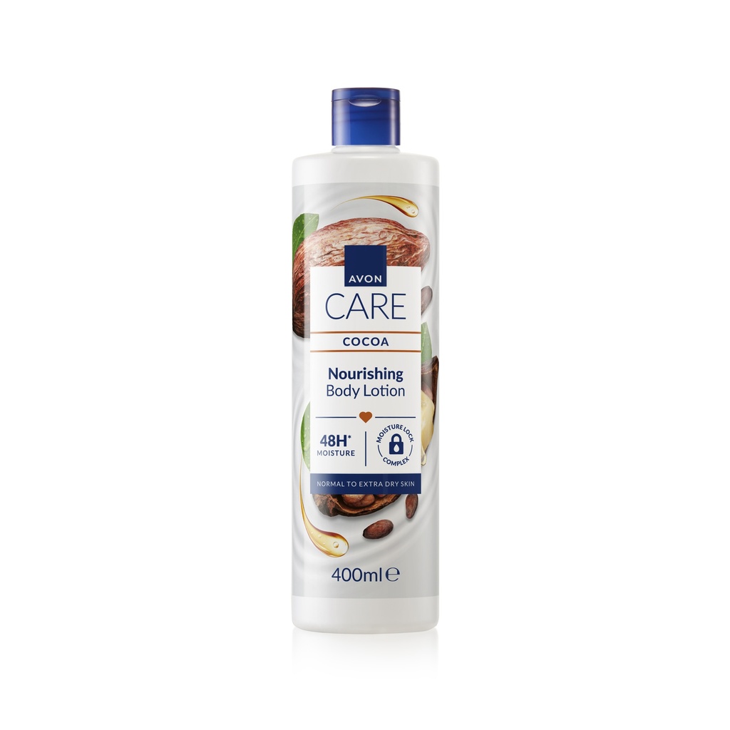 AVON CARE ESSENTIALS COCOA BUTTER BODY LOTION 400ML (EMEA COWSHED)