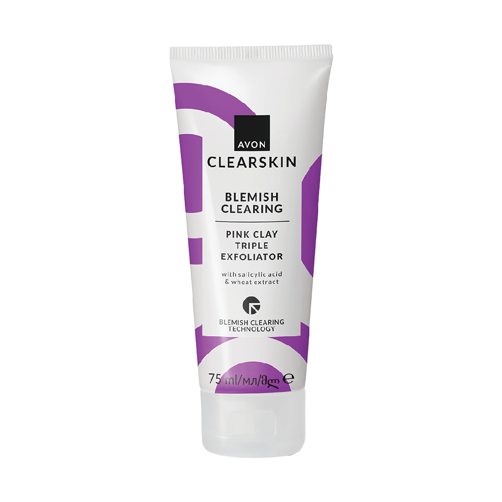 RESTAGE CLEARSKIN Blemish Clearing Pink Clay Triple Exfoliator 75ml EMEA