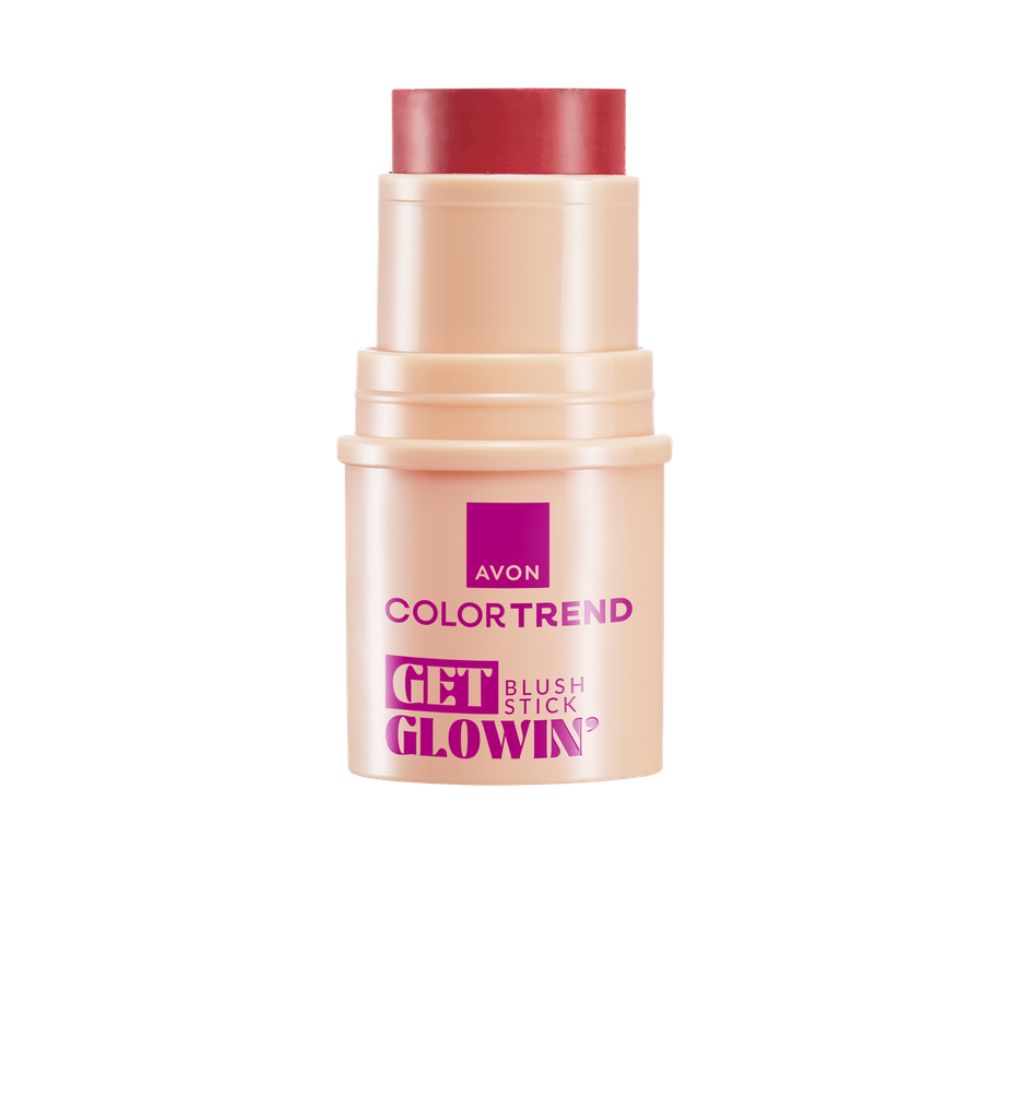 AVON COLOR TREND GET GLOWIN BLUSH STICK CHERRY DROP