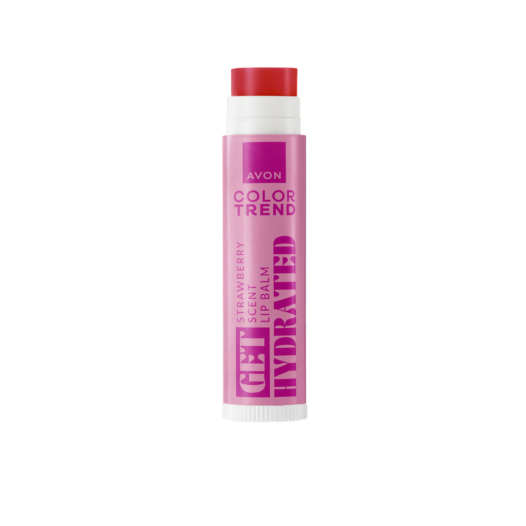 AVON COLOR TREND GET HYDRATED LIP BALM STRAWBERRY