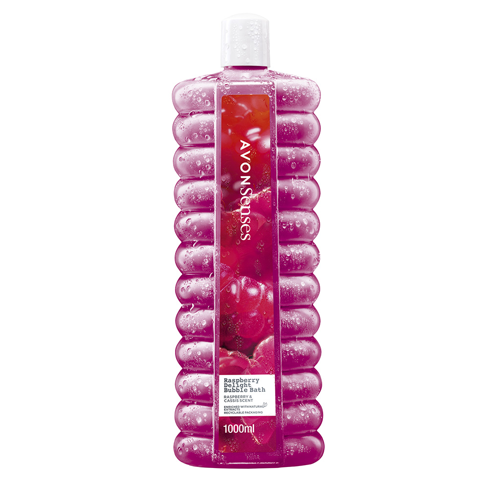 SENSES RASPBERRY DELIGHT BUBBLE BATH 1000ML