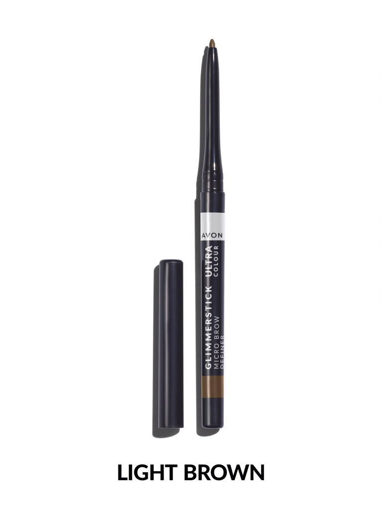 GLIMMERSTICK ULTRA COLOUR MICROBROW DEFINER RETRACTABLE(BVI) LIGHT BROWN