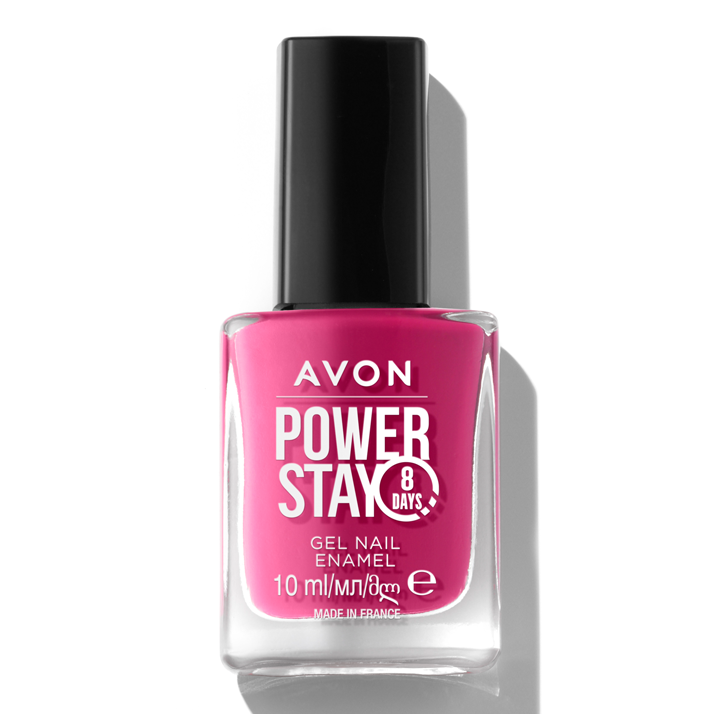 AVON NAIL ENAMEL GEL SHINE RESTAGE - FAIL PROOF FUCHSIA