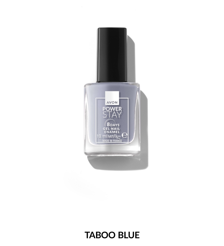 AVON POWER STAY GEL NAIL -  TABOO BLUE