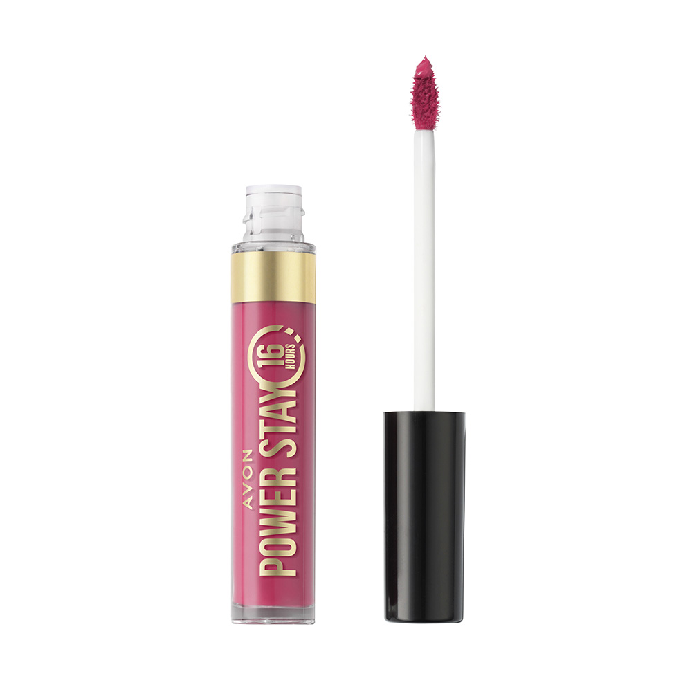 AVON POWER STAY LIQUID LIP BVI-RELENTLESS ROSE