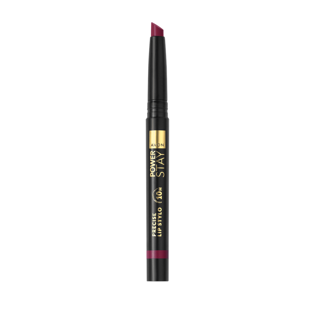 AVON POWERSTAY LIP STYLO/ CRAYON- MODEL MAROON