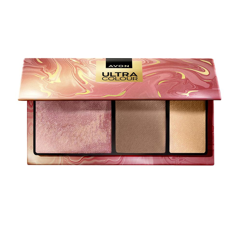 AVON ULTRA COLOR 3 IN 1 FACE PALETTE SUNKISSED
