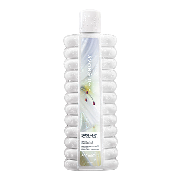 SENSES WHITE LILY BUBBLE BATH 500ML