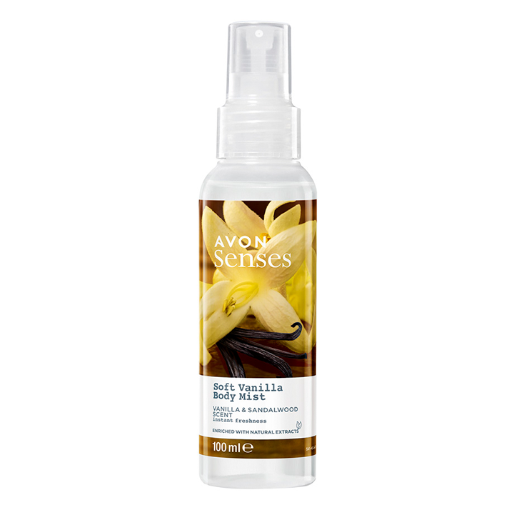 SENSES SOFT VANILLA BODY MIST 100ML 