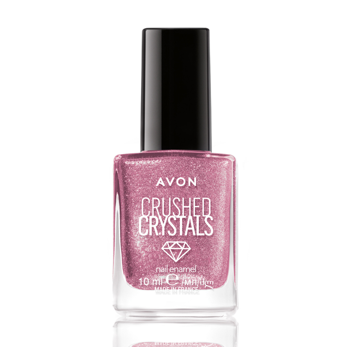 Avon Crushed Crystals Nail Enamel Lilac Pink