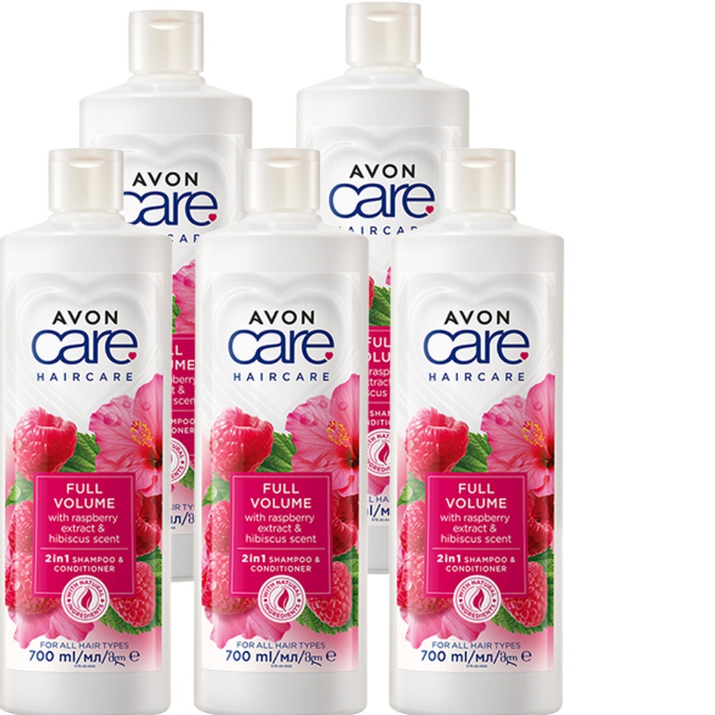 PACK OFFER AVON CARE HAIRCARE RASPBERRY 2IN1 700 ML  C09 2025