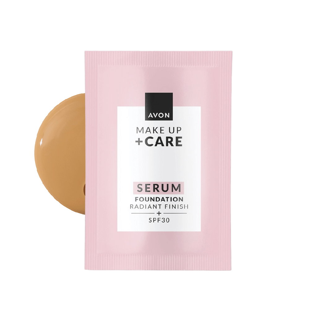 Avon Make Up Care Serum Foundation Radiant Finish Sample 515N