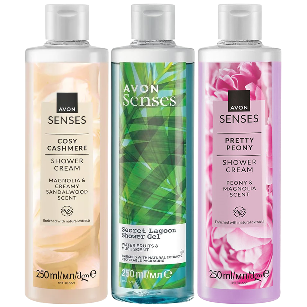 pack offer SENSES Shower Cream 250ml C10 2025