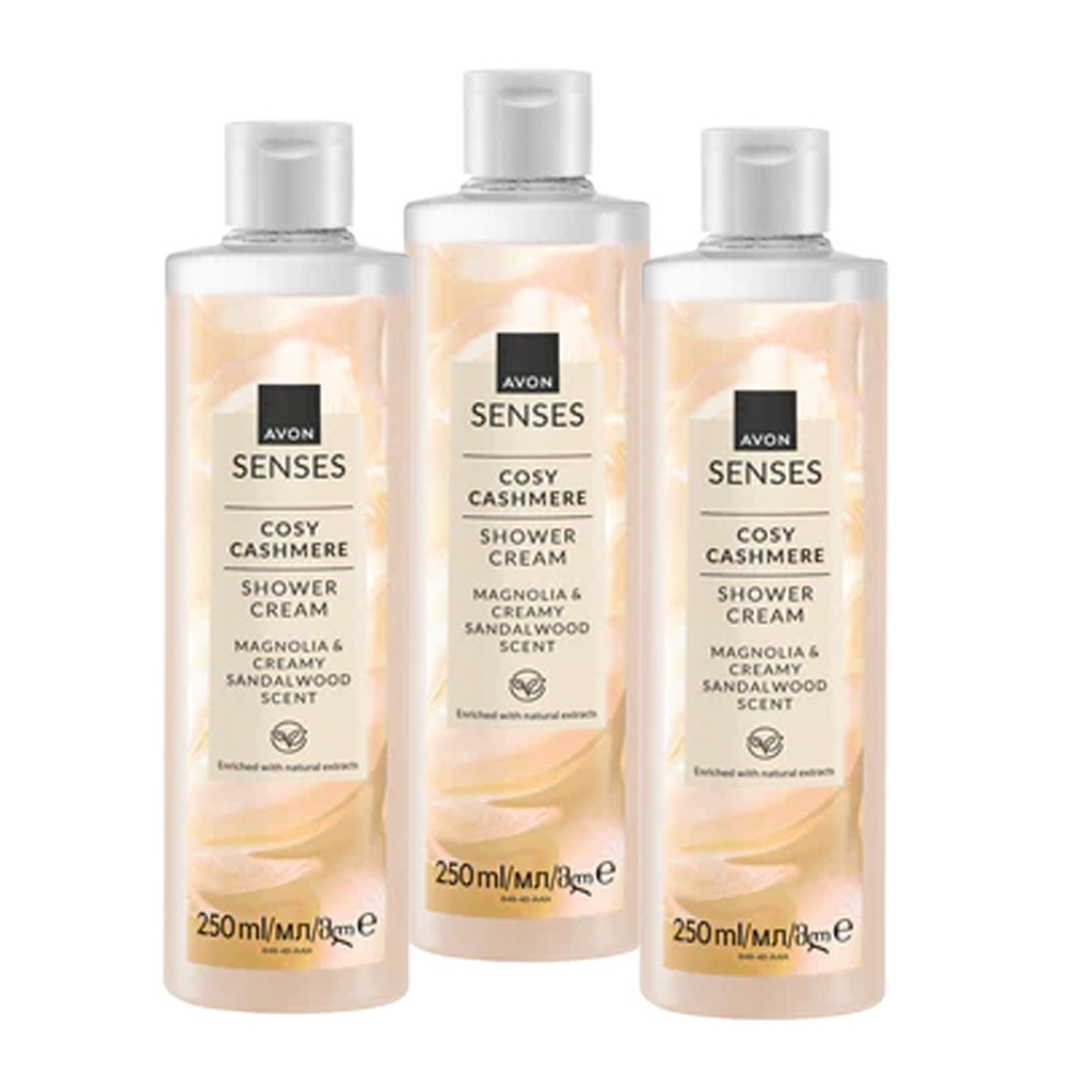 Pack  OFFER  SENSES CASHMERE TOUCH SHOWER CREAM 250ML C08 2025 