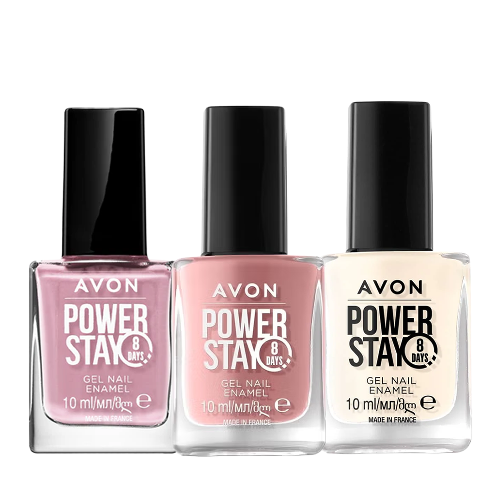pack offer AVON NAIL ENAMEL GEL SHINE  C10 2025