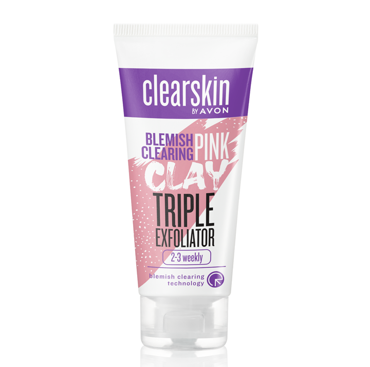 CLEARSKIN BLEMISH CLEARING PINK CLAY TRIPLE EXFOLIATOR