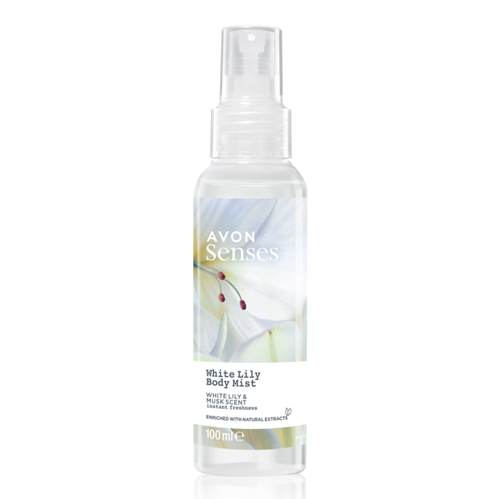 AVON SENSES WHITE LILY BODY MIST 100ML