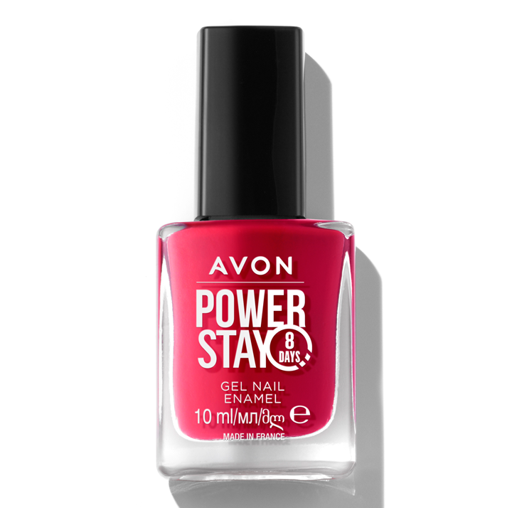 AVON NAIL ENAMEL GEL SHINE RESTAGE - RED IS RED