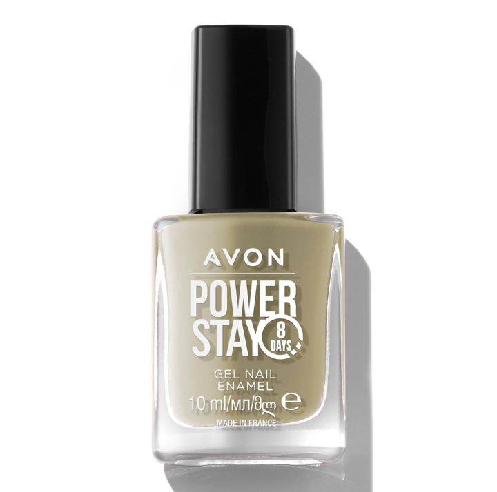 AVON NAIL ENAMEL GEL SHINE RESTAGE - CRYSTALS AND SAGE