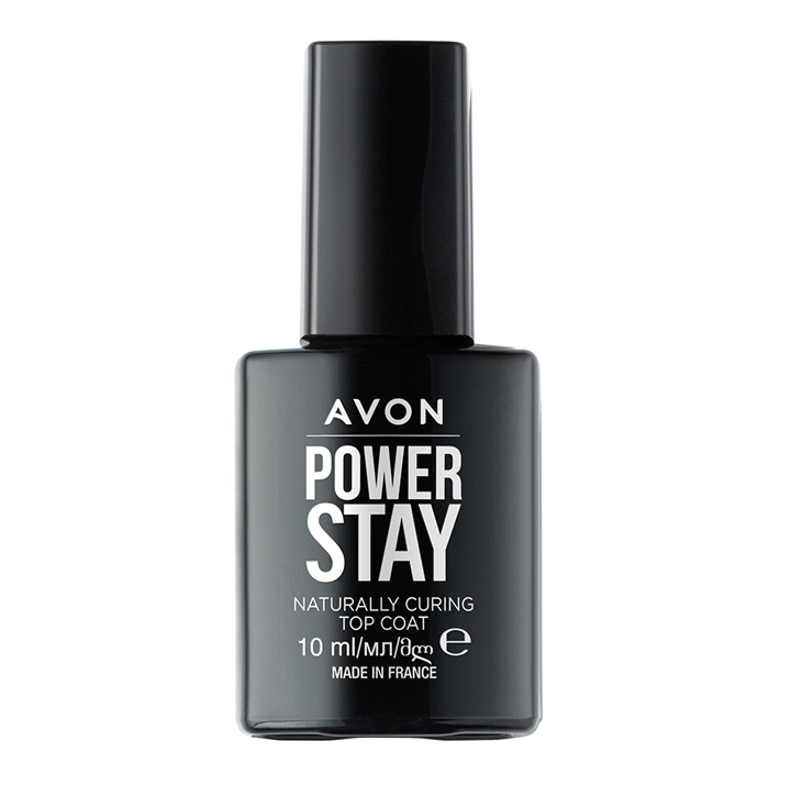 AVON POWERSTAY NATURAL CURING TOP COAT	        