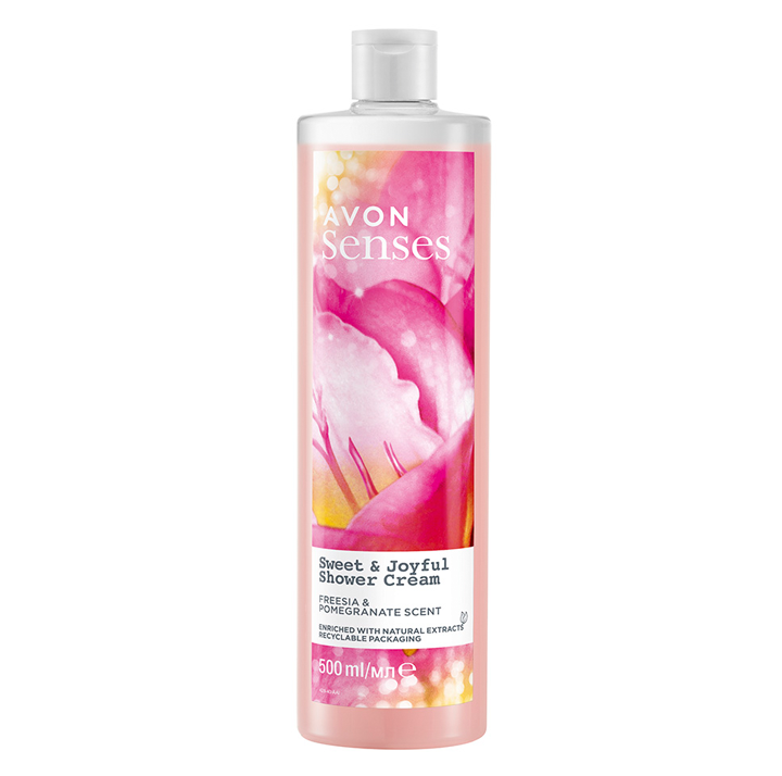 AVON SENSES SWEET & JOYFUL SHOWER CREAM