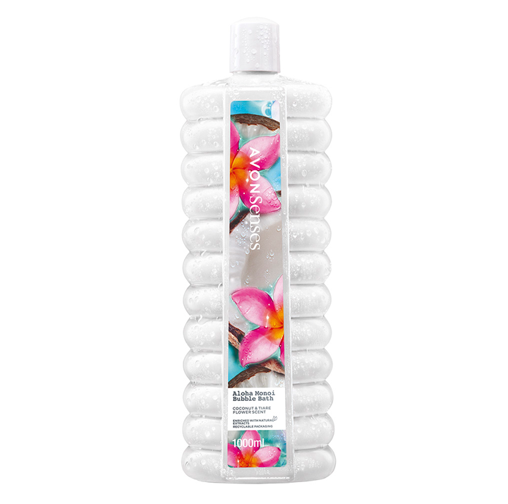 SENSES ALOHA MONOI BUBBLE BATH 1000ML