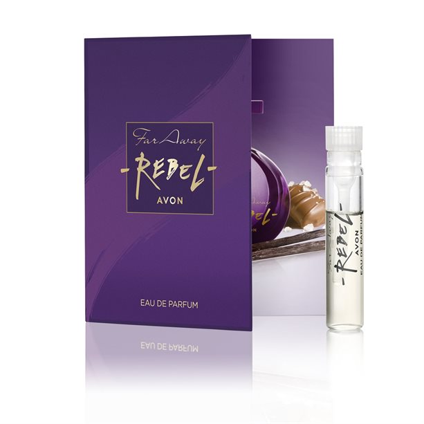 Avon Far Away Rebel Eu De Parfum Dipstick on Card