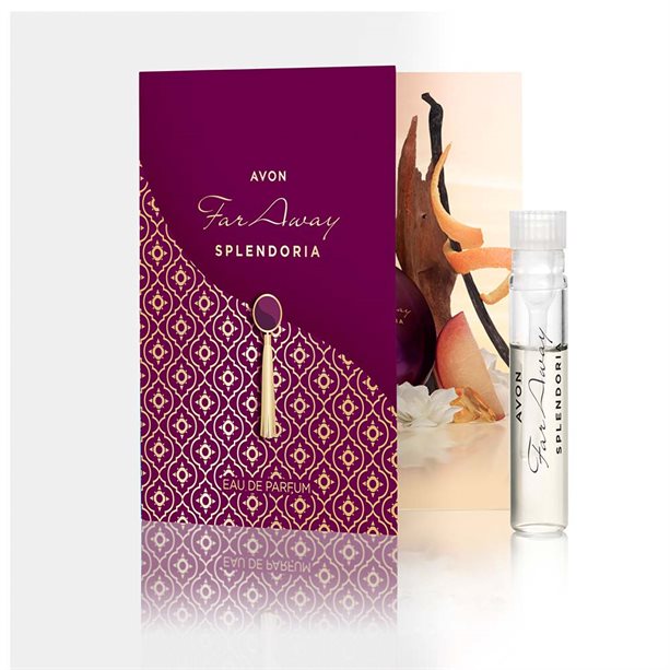 Avon Far Away Splendoria Eu De Parfum Dipstick on Card