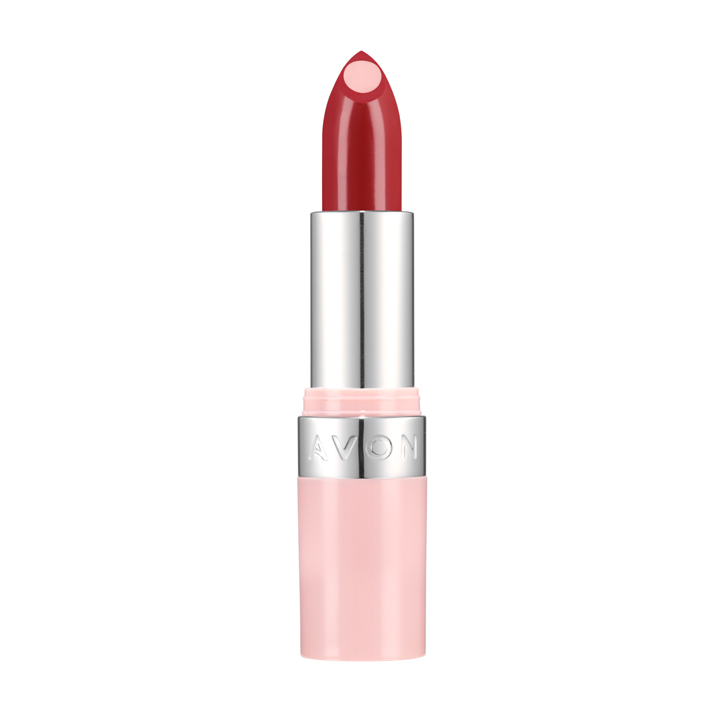 Avon Hydramatic Shine Hyaluronic Infused Lipstick Scarlet