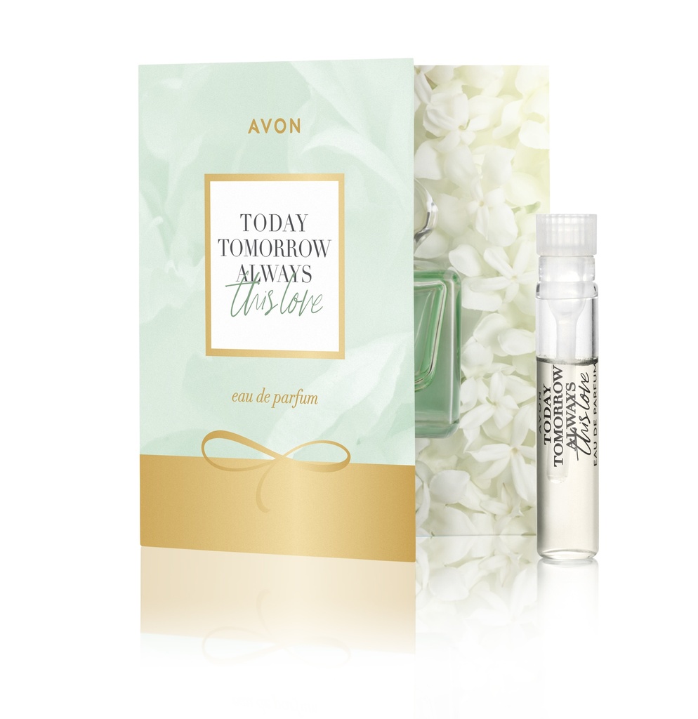 Avon TTA This love Eu De Parfum Dipstick on Card