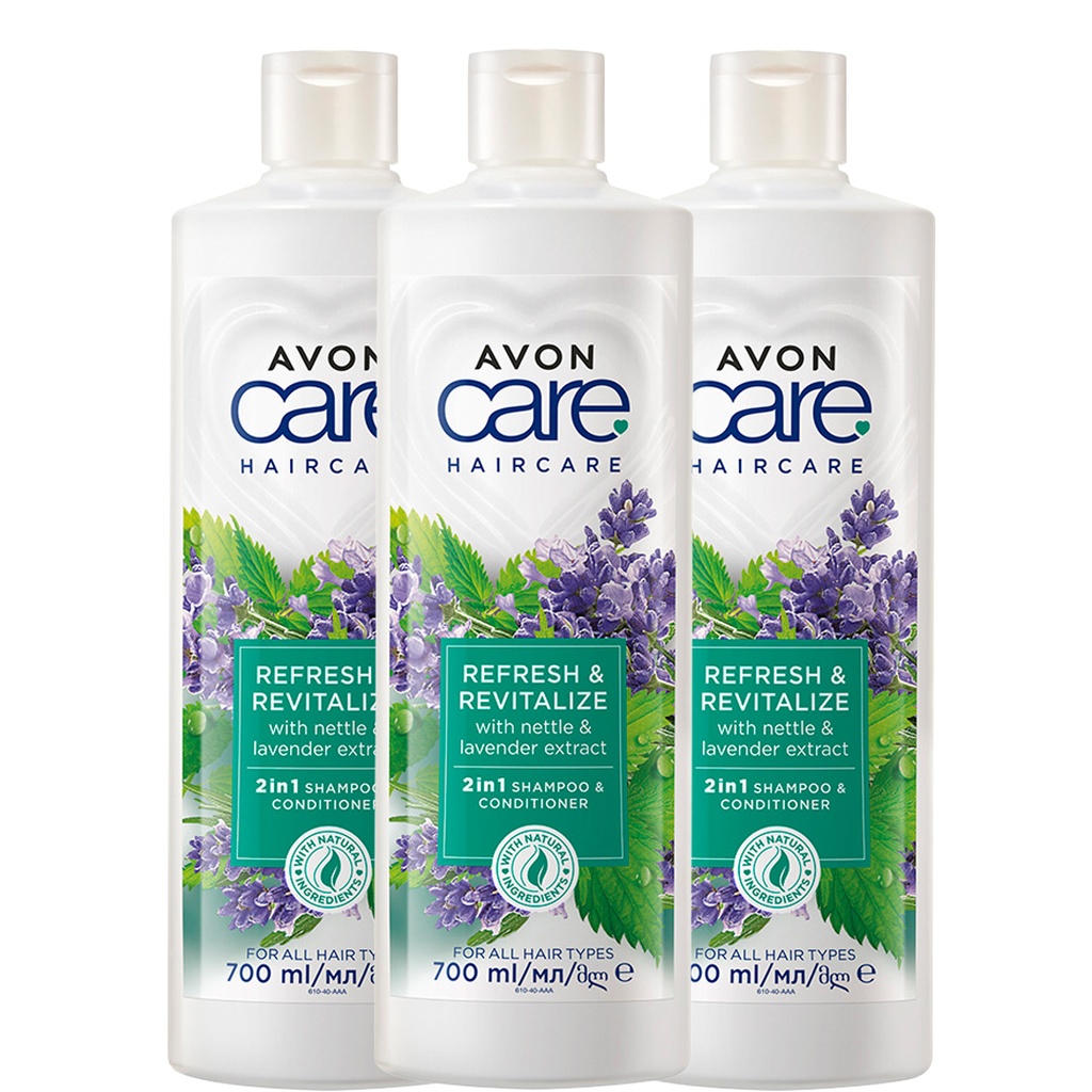 PACK OFFER AVON NETTLE 2IN1 700 ML C10 2025