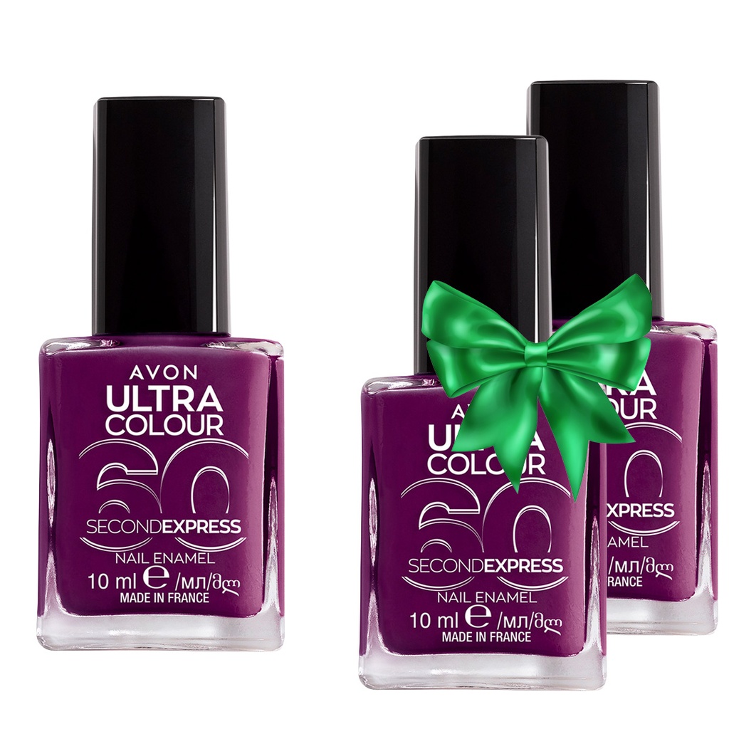 pack offer AVON NAIL ENAMEL  IN MAUVE WITH U C08 2025
