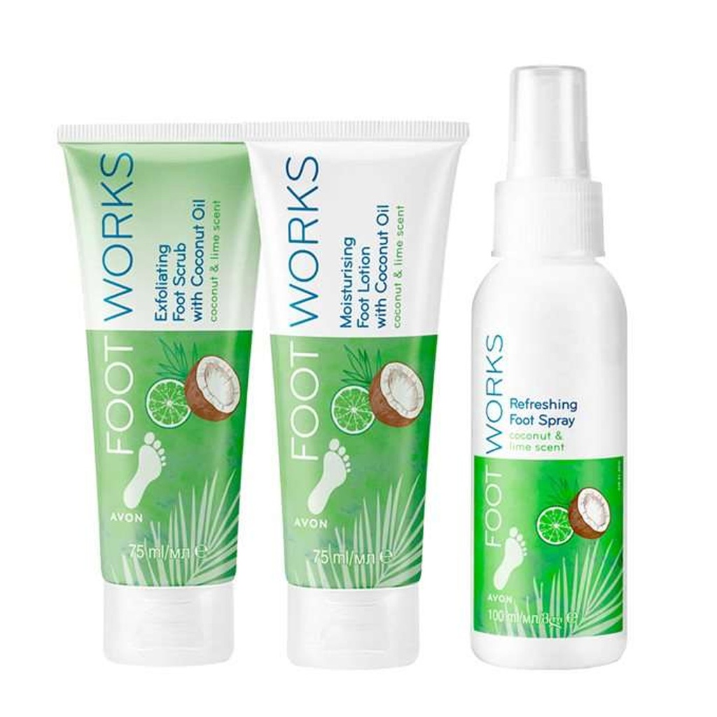 pack offer FOOTWORKS COCONUT & LIME C08 2025