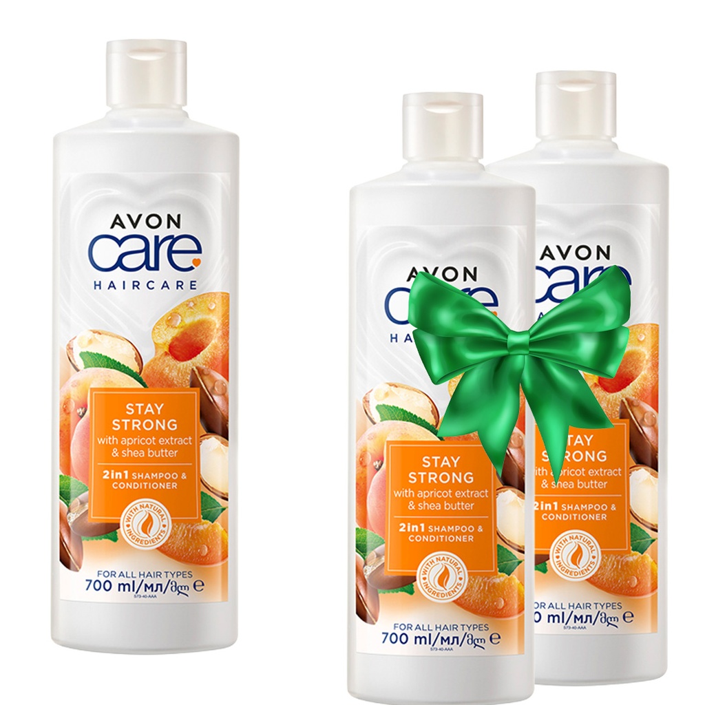 pack offer AVON APRICOT AND SHEA 2IN1 700 ML C08 2025