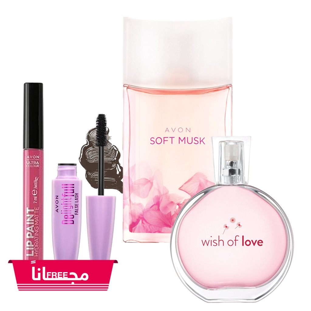 Black Friday Offer fragrances Avon Soft Musk & Wishes of Love+ MASCARA+Lip Gloss Free  C11 2025