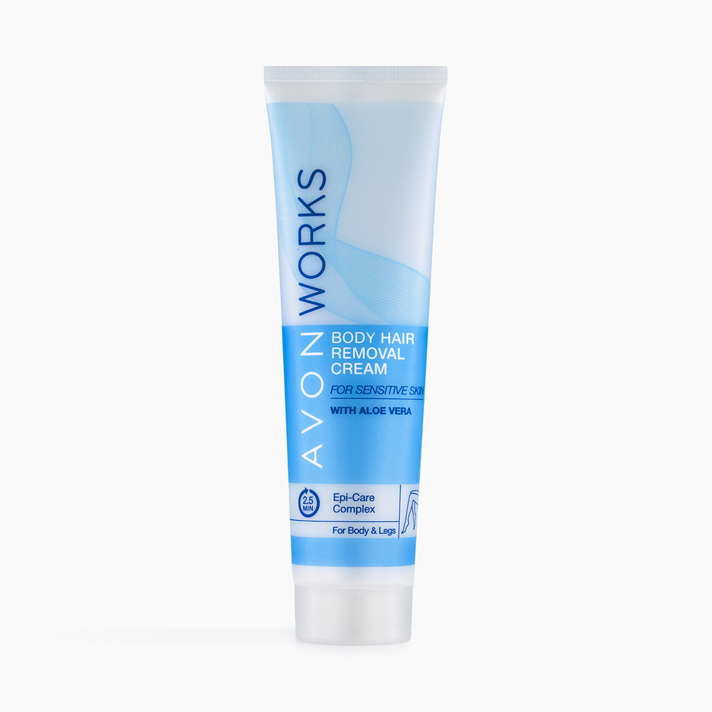 Avon Works Body Hair Removal Cream for Sensitive Skin 100ml