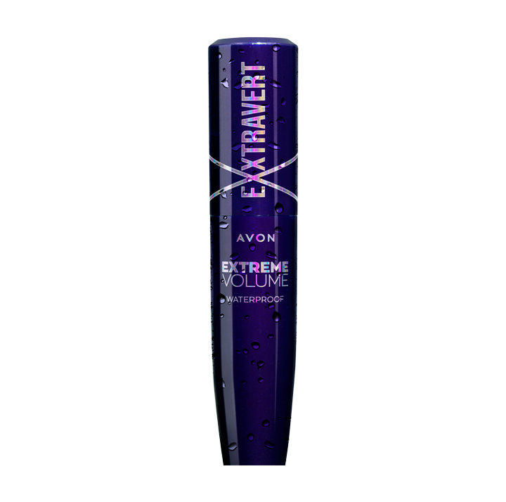 AVON EXXTRAVERT WATERPROOF MASCARA - Blackest Black