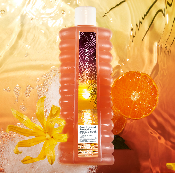 SENSES SUNKISSED GLOW BUBBLE BATH 500ML