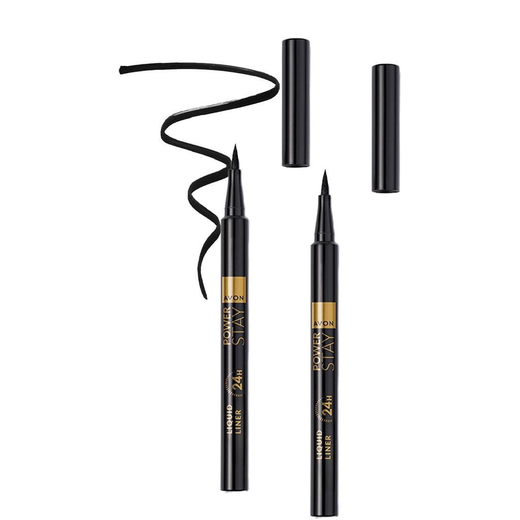 PACK OFFER Avon Powerstay Liquid Liner - Blackest Black C09 2025