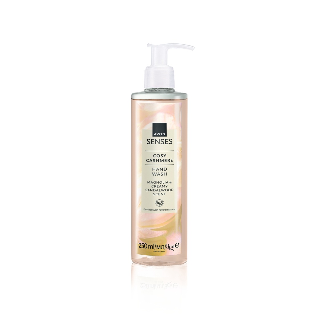 AVON SENSES CASHMERE TOUCH LIQUID SOAP 250ML