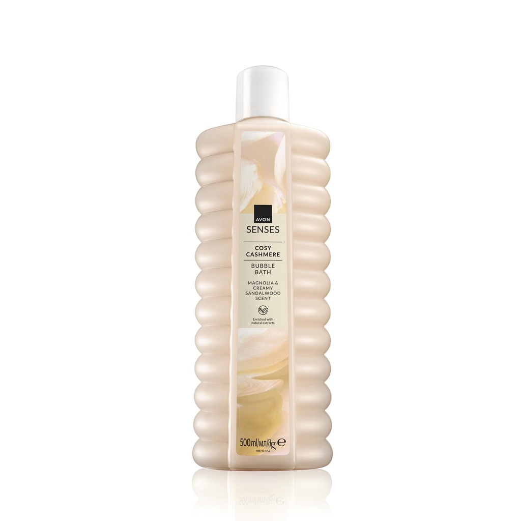 AVON SENSES CASHMERE TOUCH BUBBLE BATH 500ML