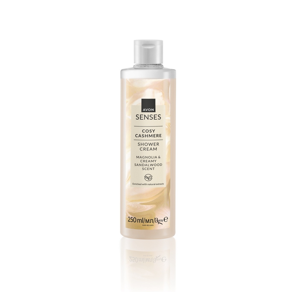 AVON SENSES CASHMERE TOUCH SHOWER CREAM 250ML