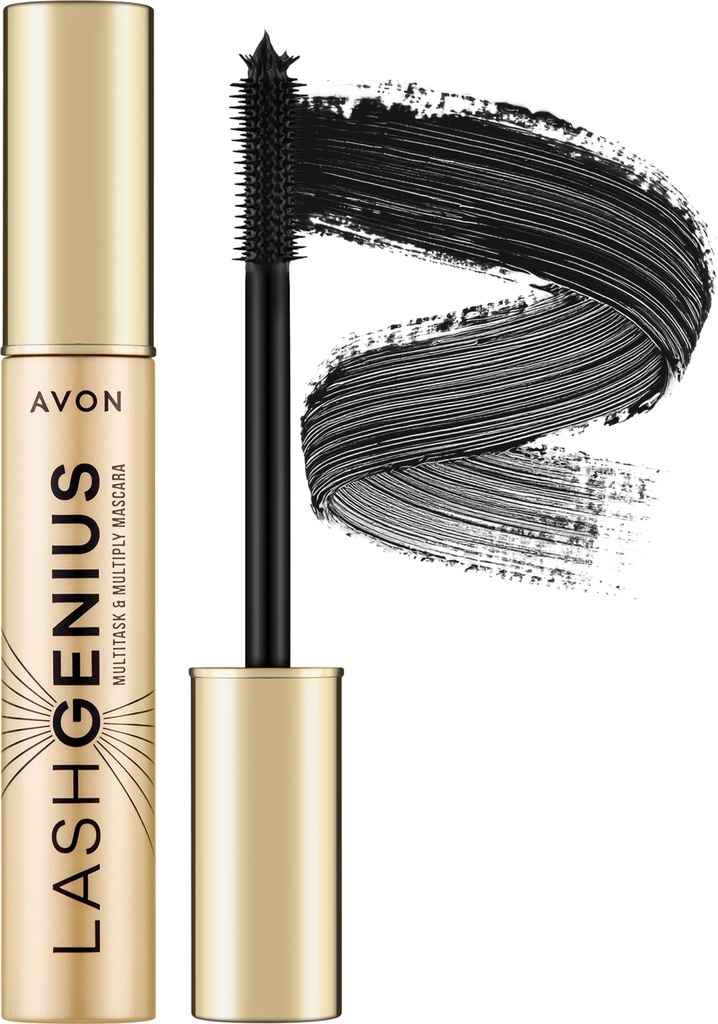 AVON LASH GENIUS REGULAR MASCARA RESTAGE - BLACKEST BLACK 