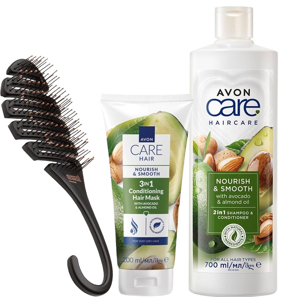 pack offer AVON CARE  AVOCADO AND ALMOND  C10 2025
