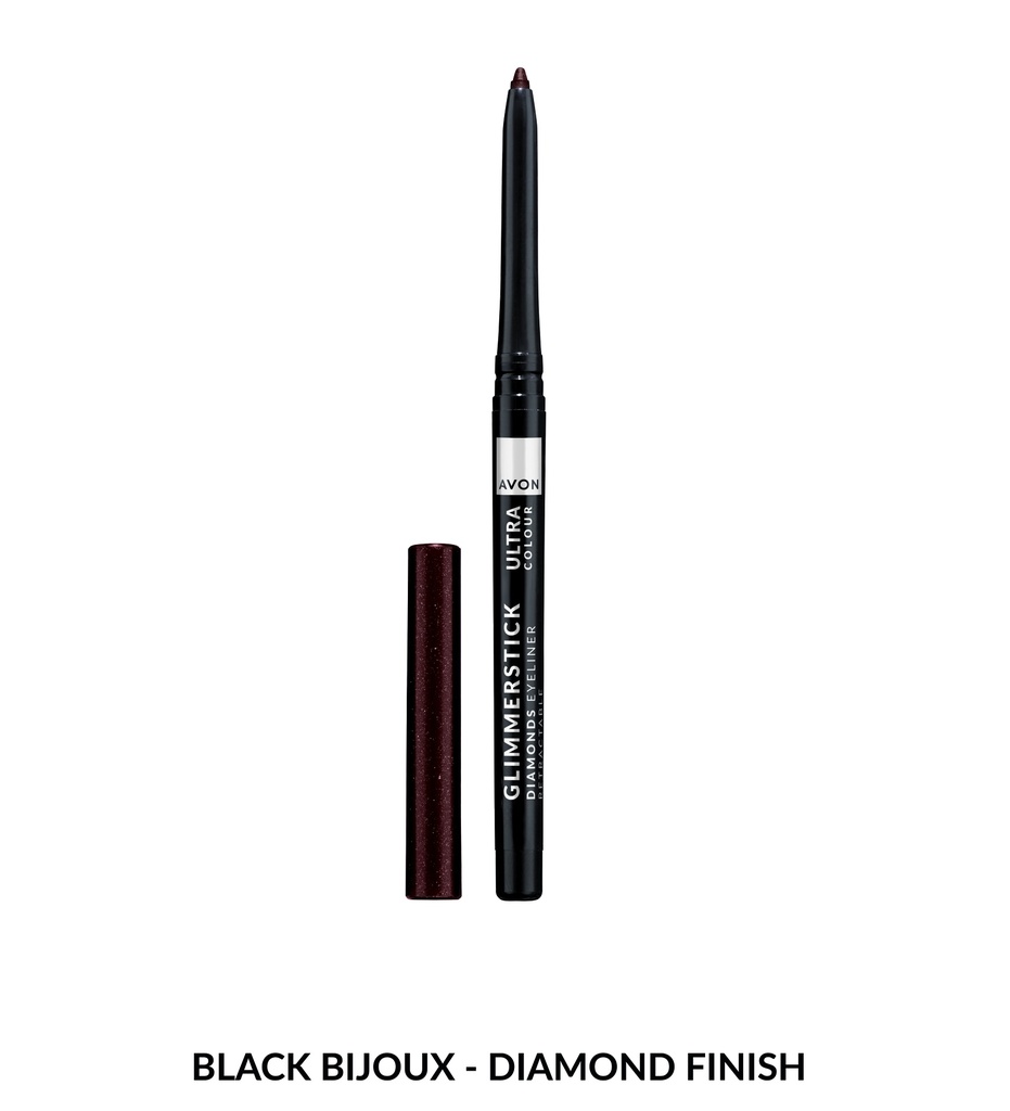 AVON GLIMMERSTICK REINVENTION - DIAMONDS - BLACK BIJOUX 